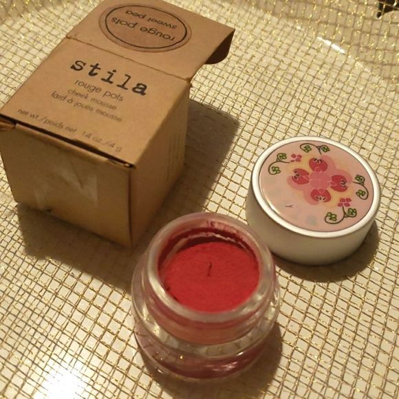 🌟🧚‍♀️SWEET PEA Stila RARE/DISCONTINUED Rouge Pots Cheek Mousse NWT - Picture 5 of 5
